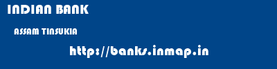 INDIAN BANK  ASSAM TINSUKIA    banks information 